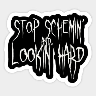 StopSchemin Sticker